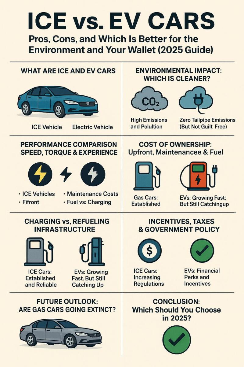 Topic: ICE vs. EV Cars: Pros, Cons, and Which Is Better for the Environment and Your Wallet (2025 Guide)